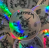 Mayhem Never Dies sticker