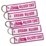 MAYHEM TIME KEY TAG