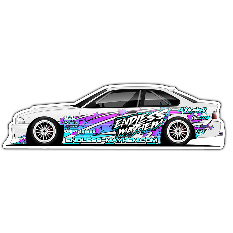 E36 coupe sticker