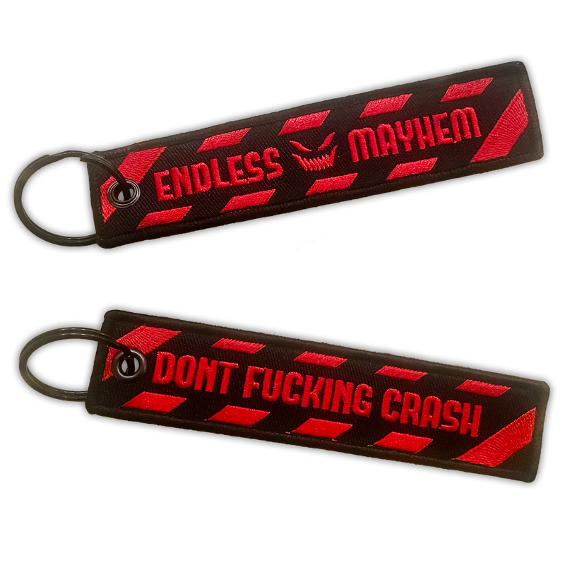 DON'T F*CKING CRASH KEY TAG