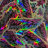 Holographic logo sticker